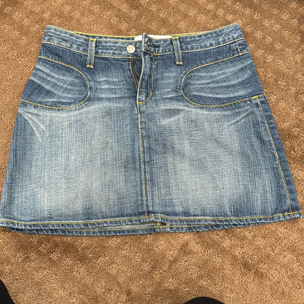 Denim miniskirt